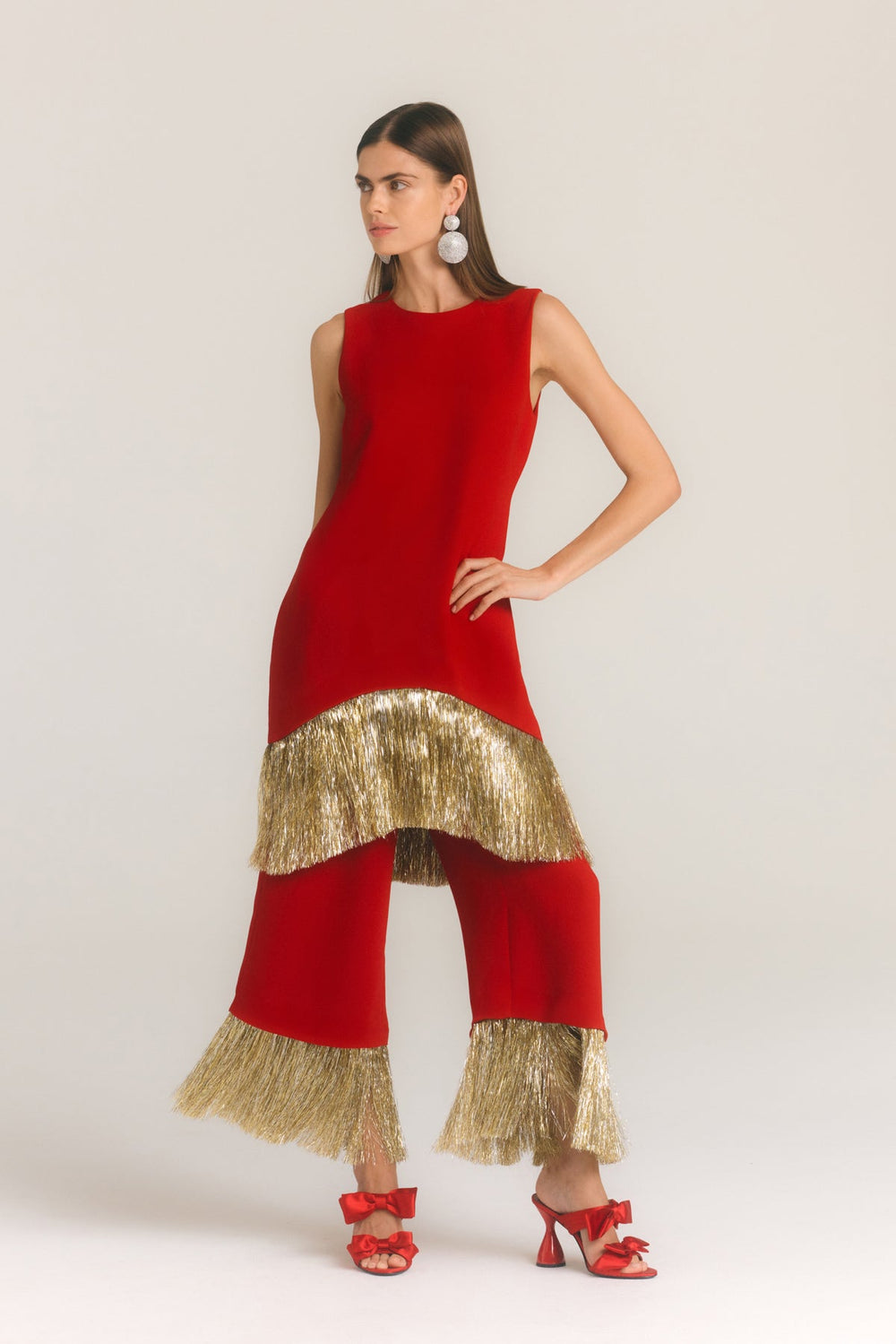 Nella Fringe Pant | Simon Miller LUCKY RED