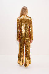 Nella Sequin Wide Leg Pant | Simon Miller STAR GOLD