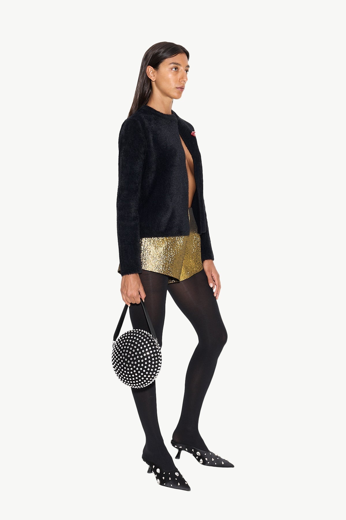 Fleur Metallic Shorts | Simon Miller STAR GOLD