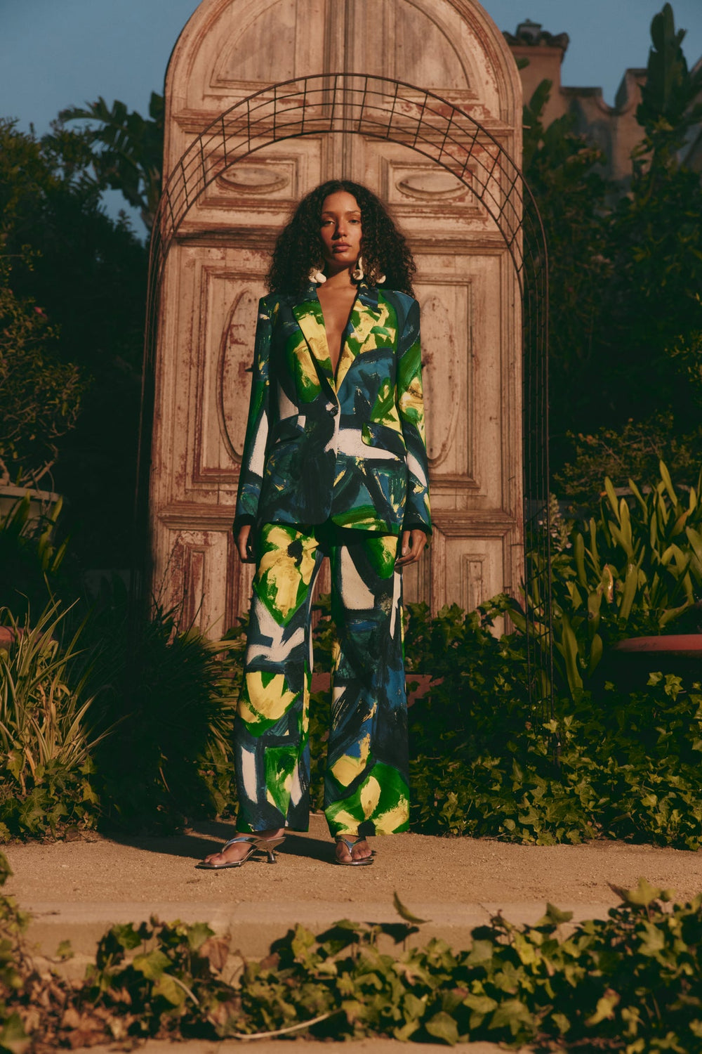 Bloo Crepe Pant | Simon Miller Large Abstract Floral