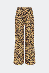 Pia Poplin Pant | Simon Miller CHEETAH
