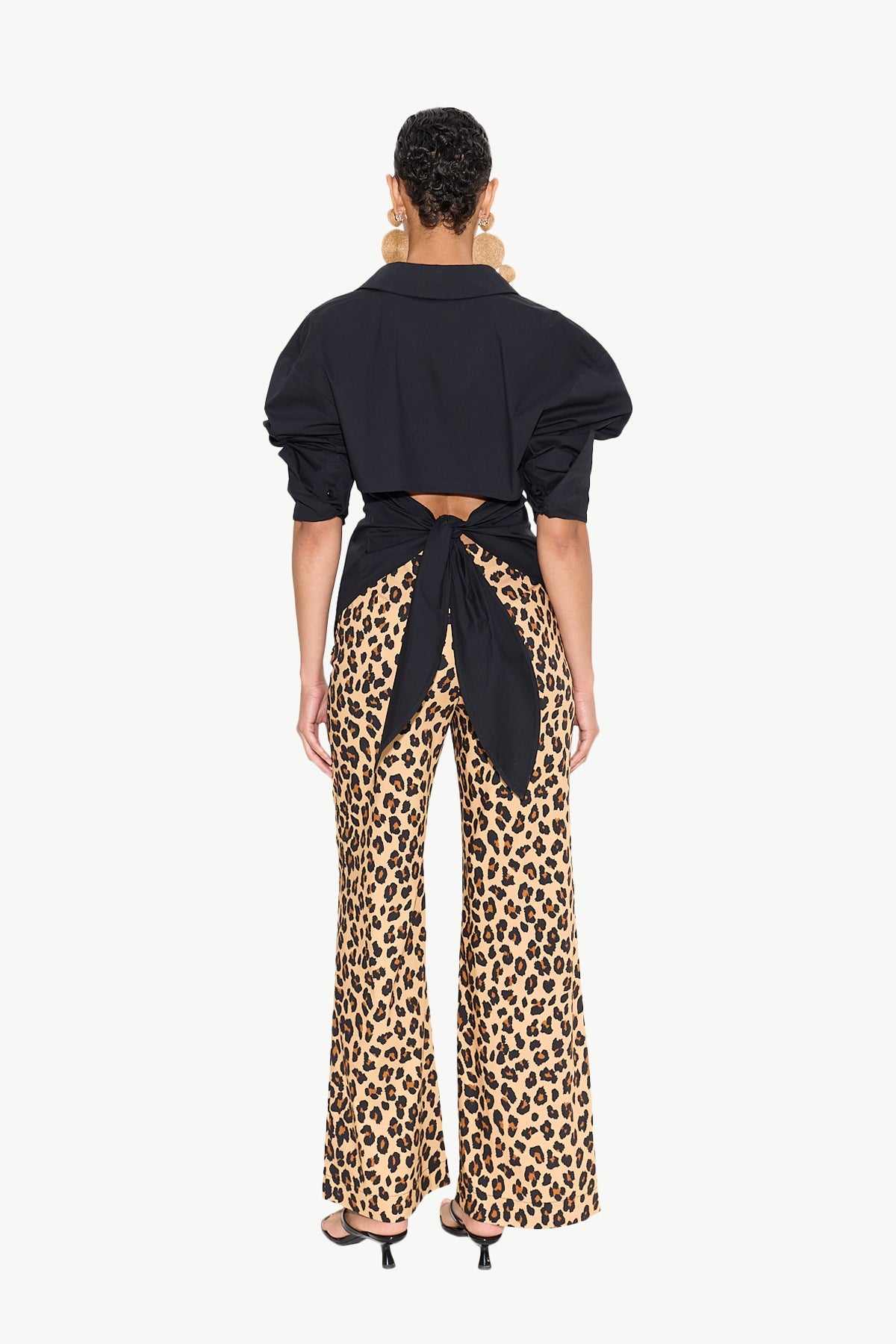 Pia Poplin Pant | Simon Miller CHEETAH
