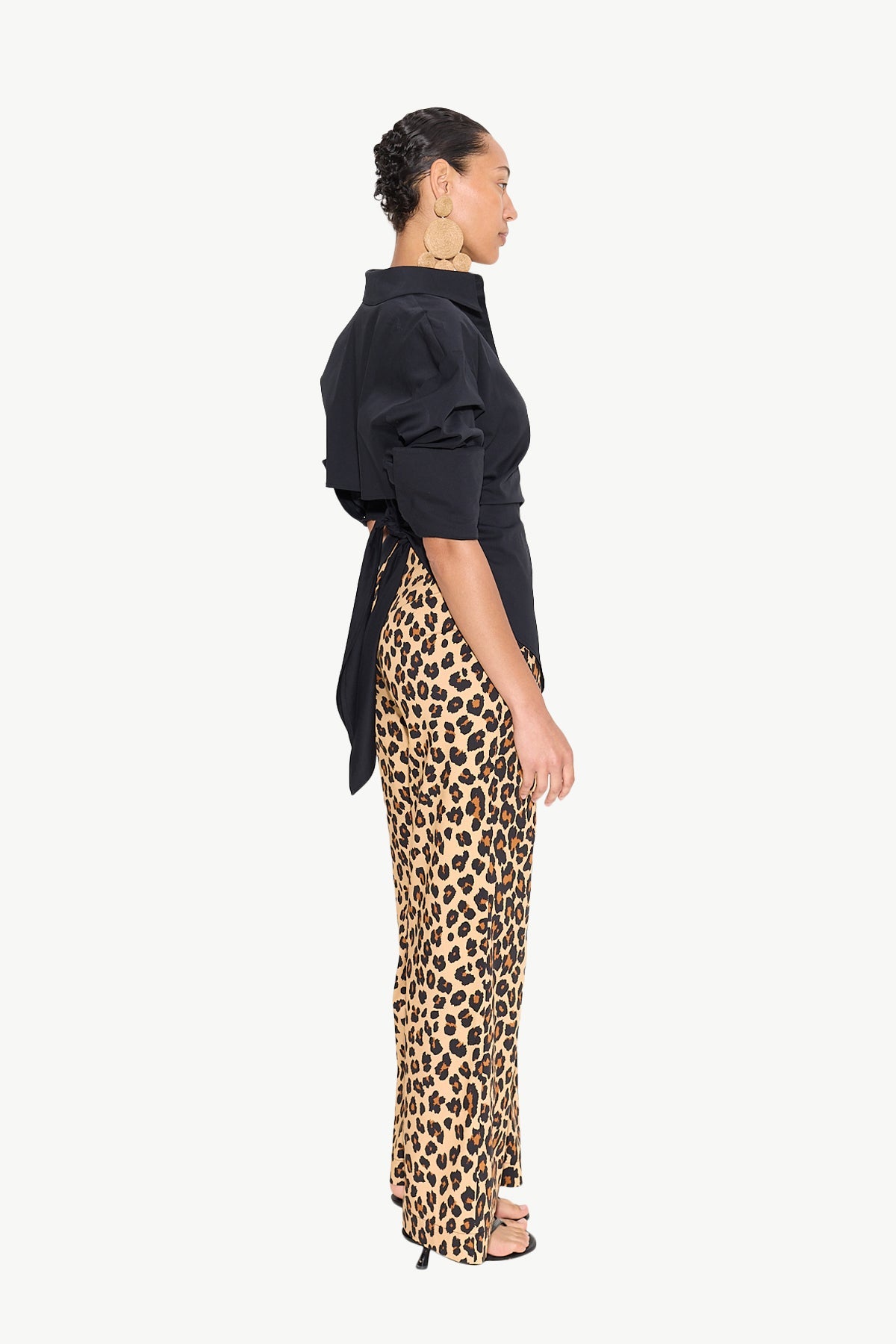 Pia Poplin Pant | Simon Miller CHEETAH