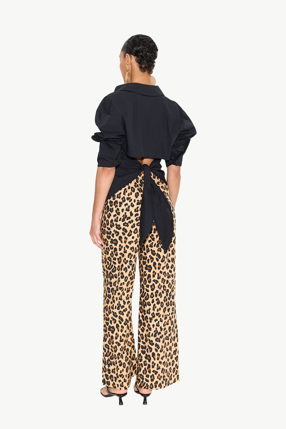Pia Poplin Pant | Simon Miller CHEETAH