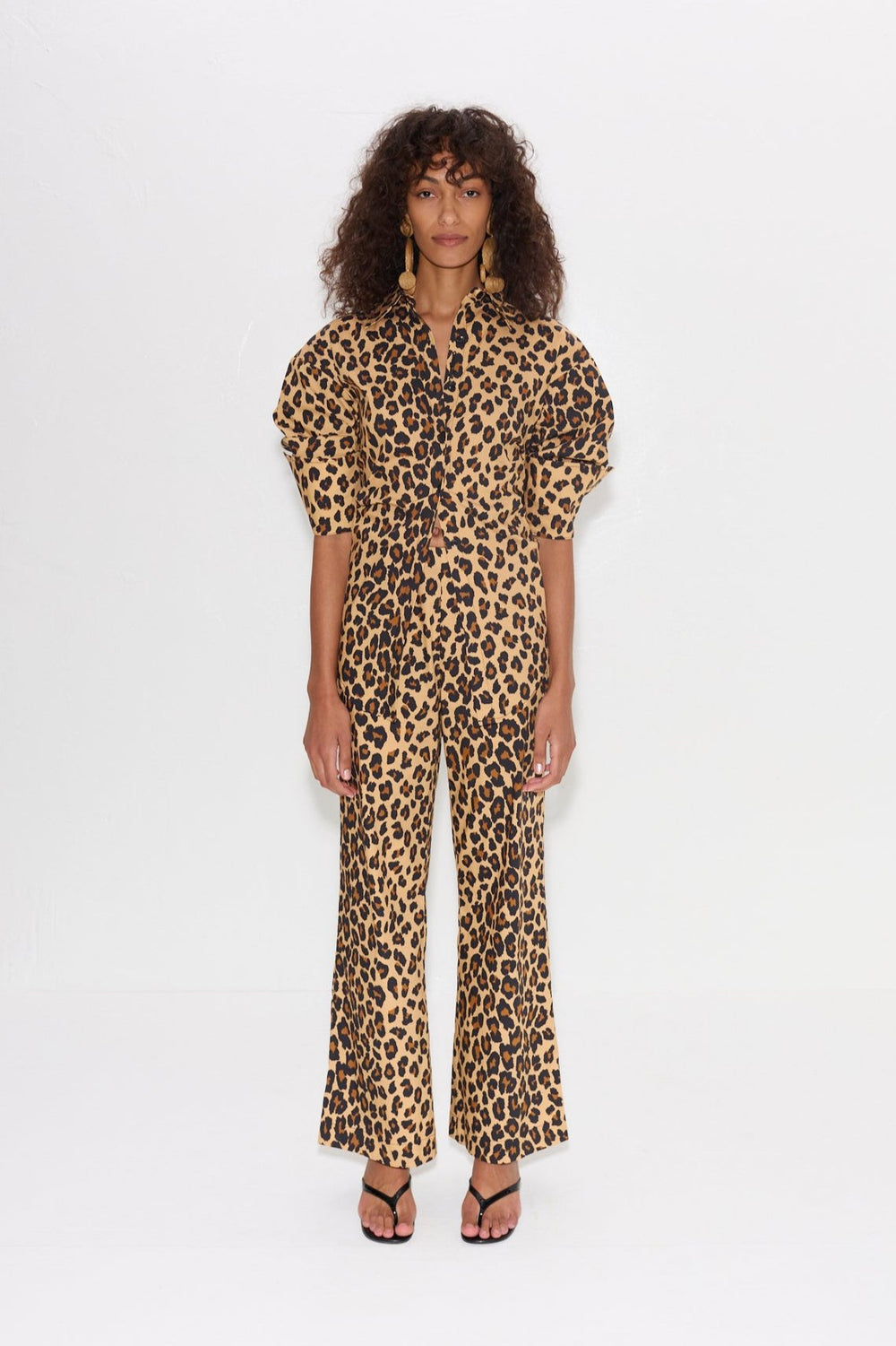 Pia Poplin Pant | Simon Miller CHEETAH