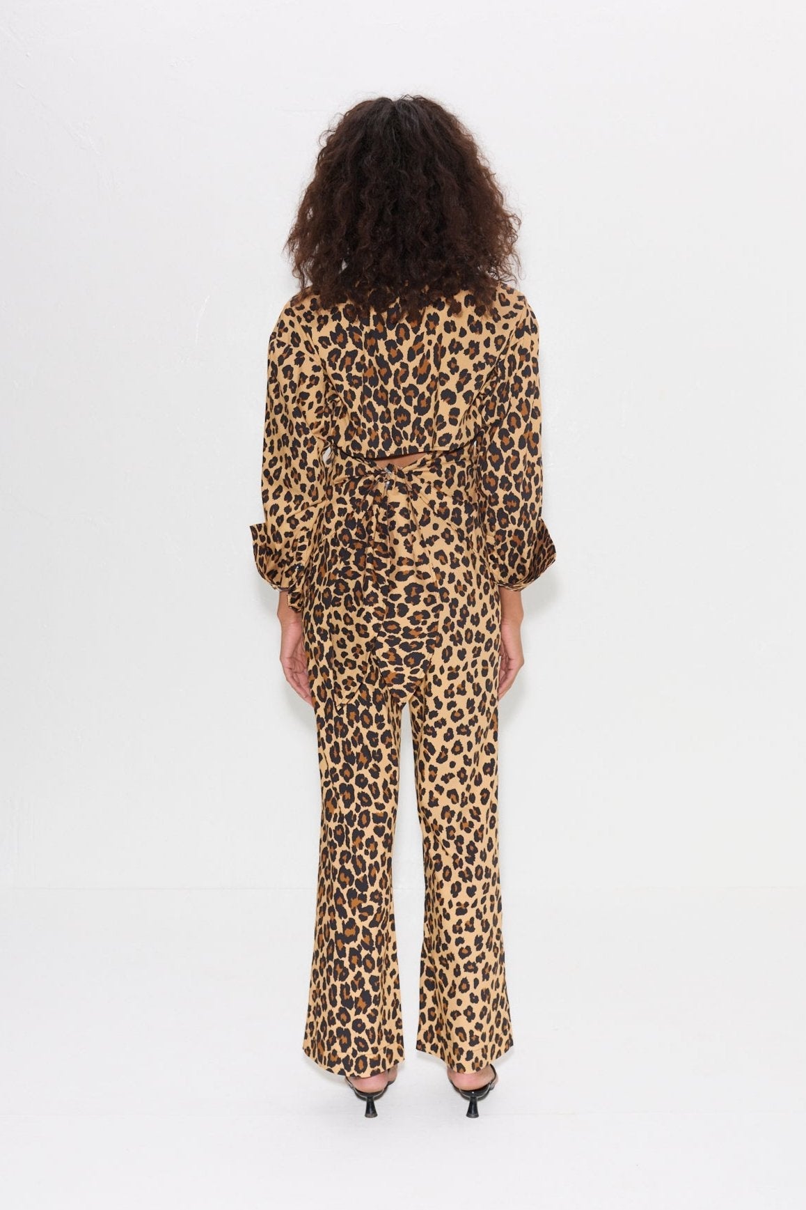 Pia Poplin Pant | Simon Miller CHEETAH