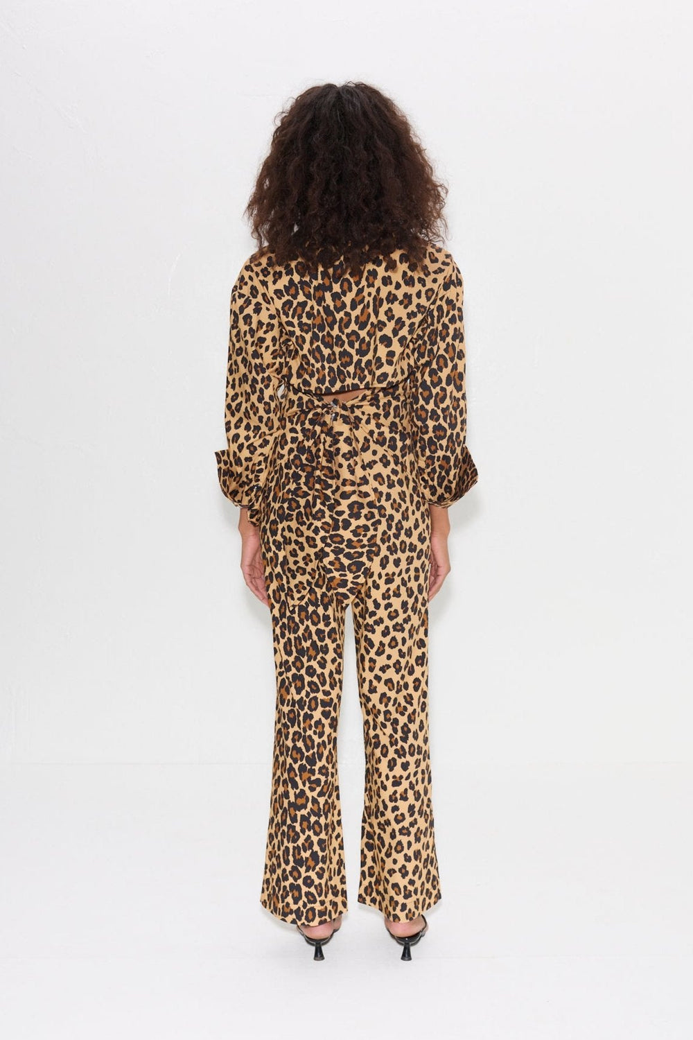 Pia Poplin Pant | Simon Miller CHEETAH