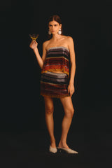 Inessa Crystal Beaded Skirt | Simon Miller Jewel Multi