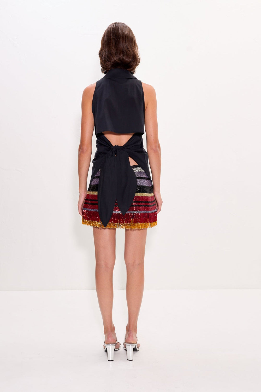 Inessa Crystal Beaded Skirt | Simon Miller Jewel Multi