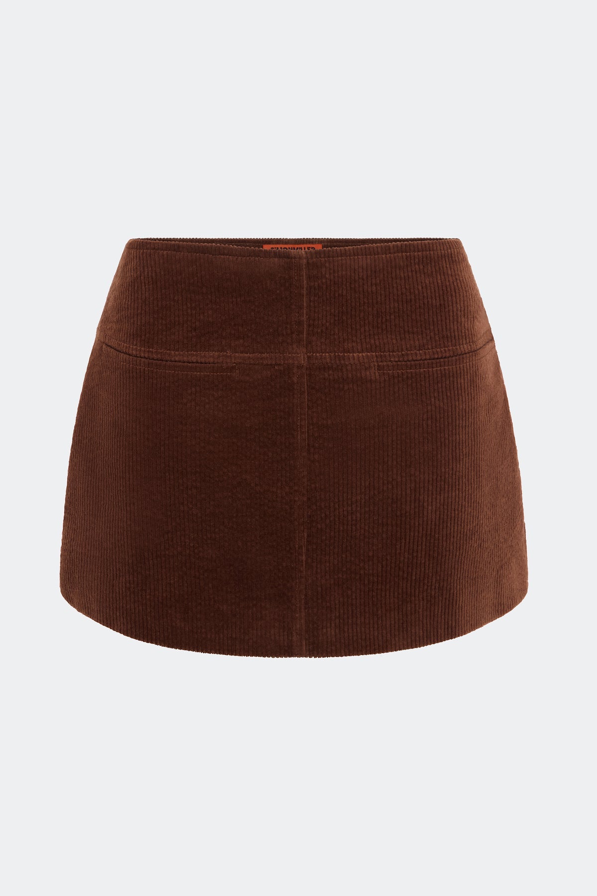 Twiggy Corduroy Mini Skirt | Simon Miller CHOCO BROWN
