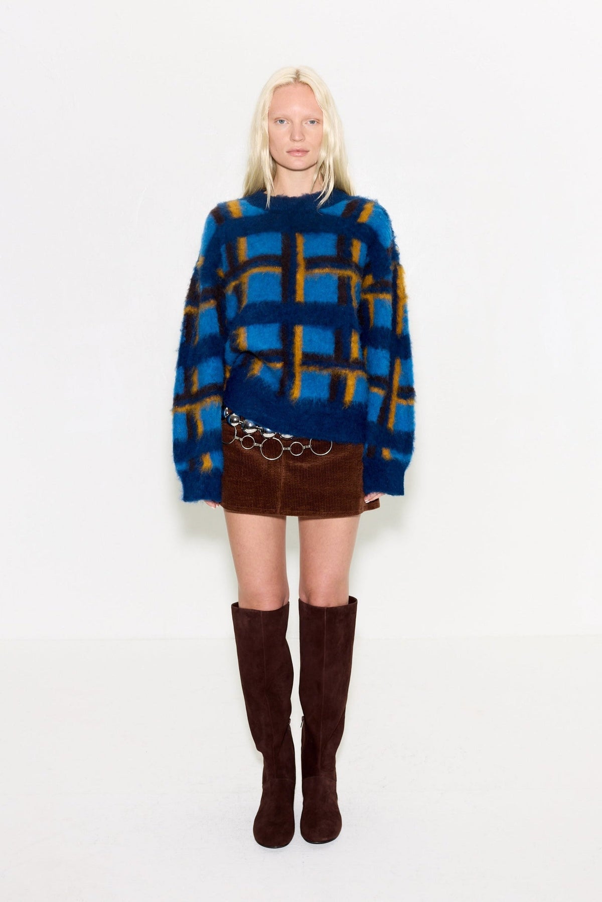 Twiggy Corduroy Mini Skirt | Simon Miller CHOCO BROWN
