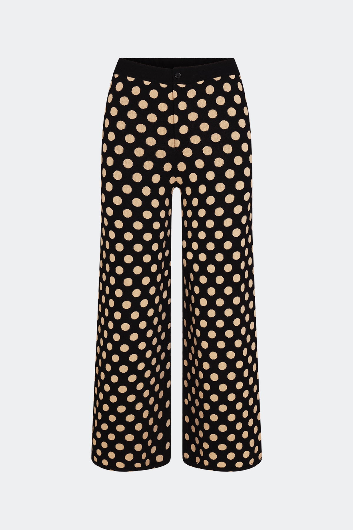 Jabber Knit Pant | Simon Miller Black/Tan Polka Dot