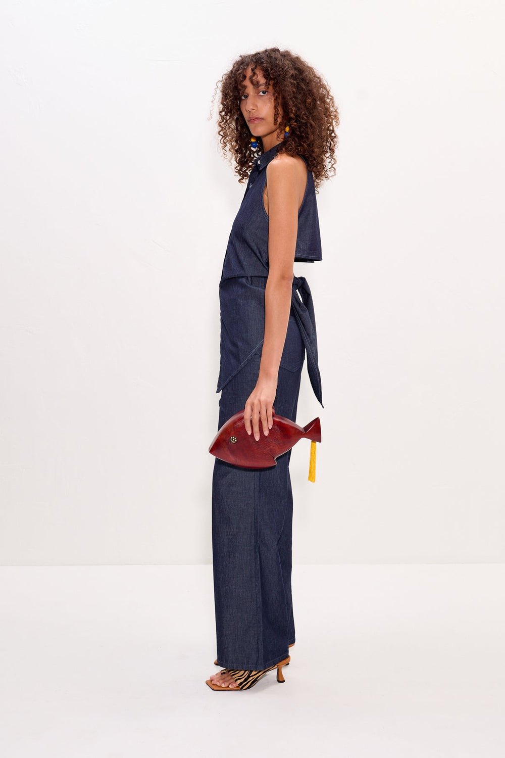 Pia Chambray Pant | Simon Miller Indigo