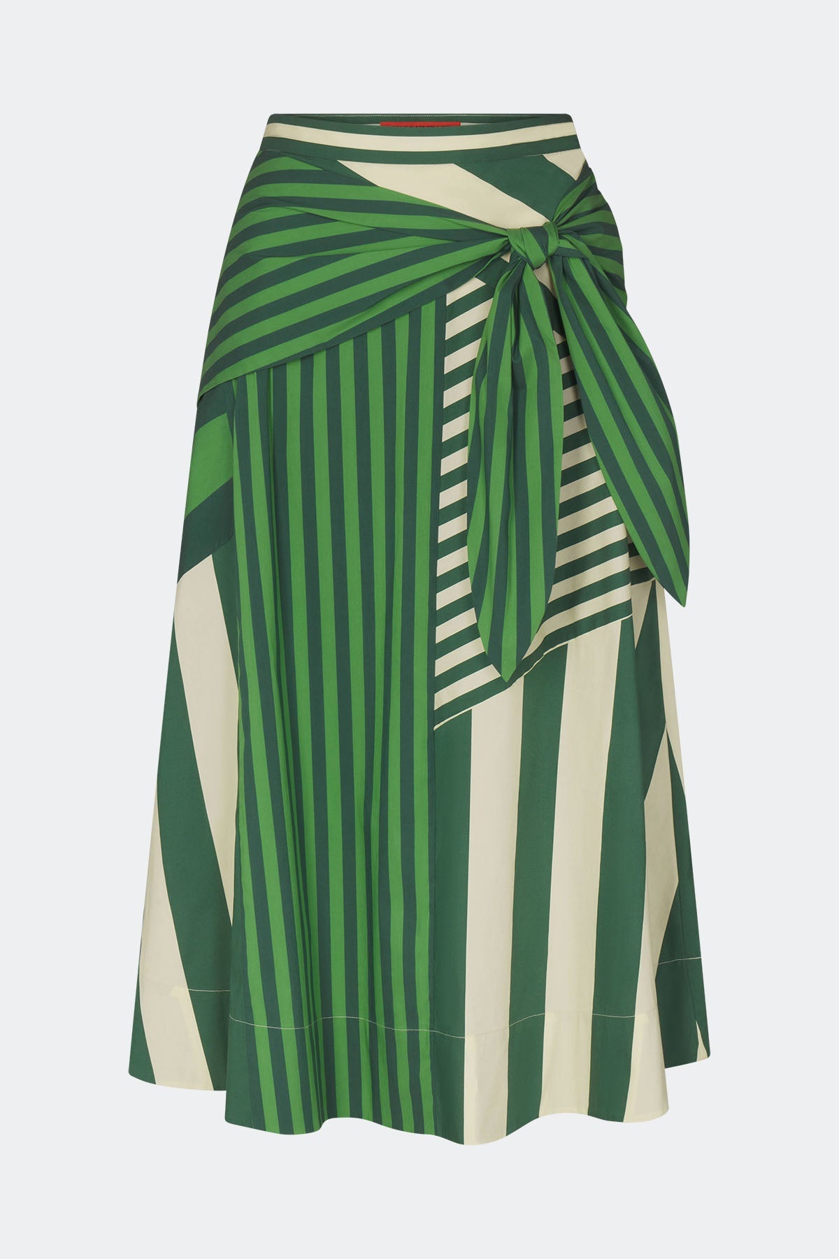 Vita Wrap Skirt | Simon Miller Green Stripe Combo