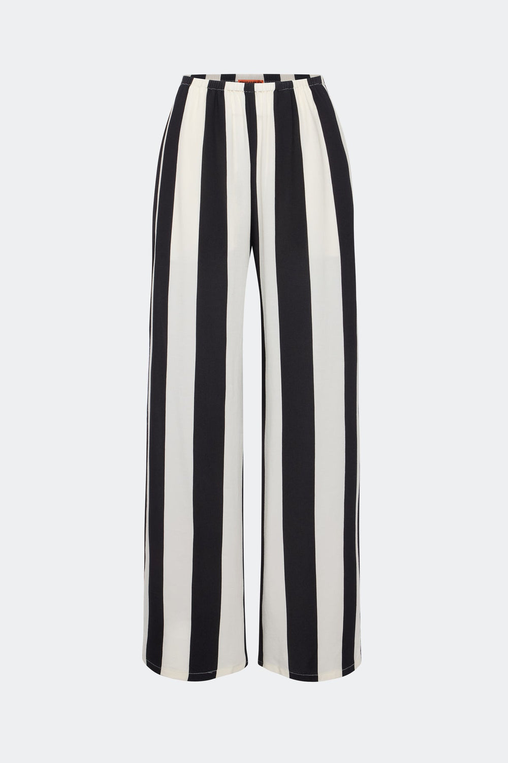 Nella Wide Leg Pant | Simon Miller Black/White Stripe