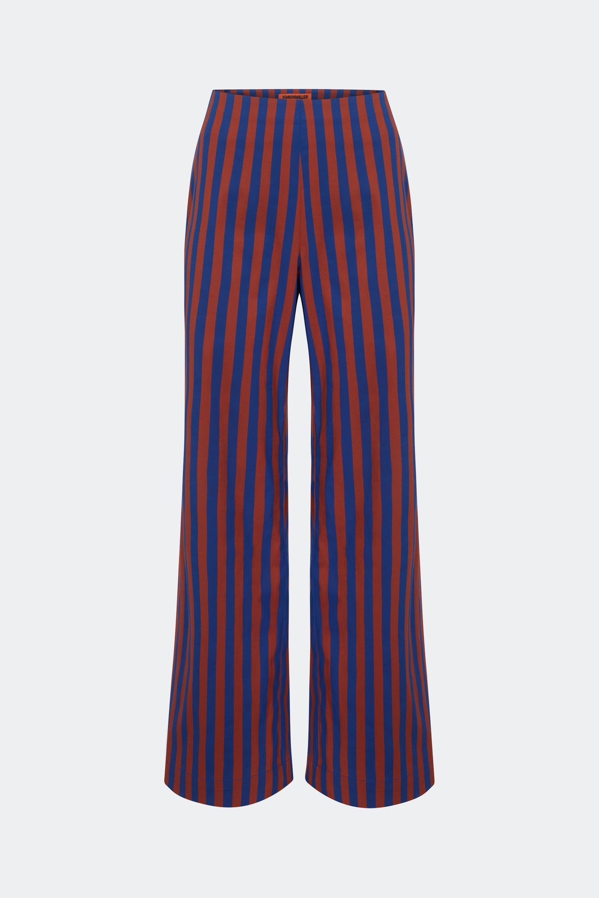 Pia Poplin Pant | Simon Miller Navy/Henna Stripe