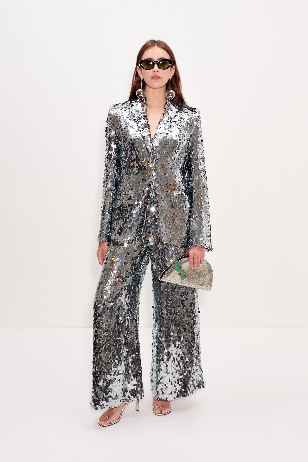 Leon Sequin Blazer | Simon Miller SATELLITE SILVER
