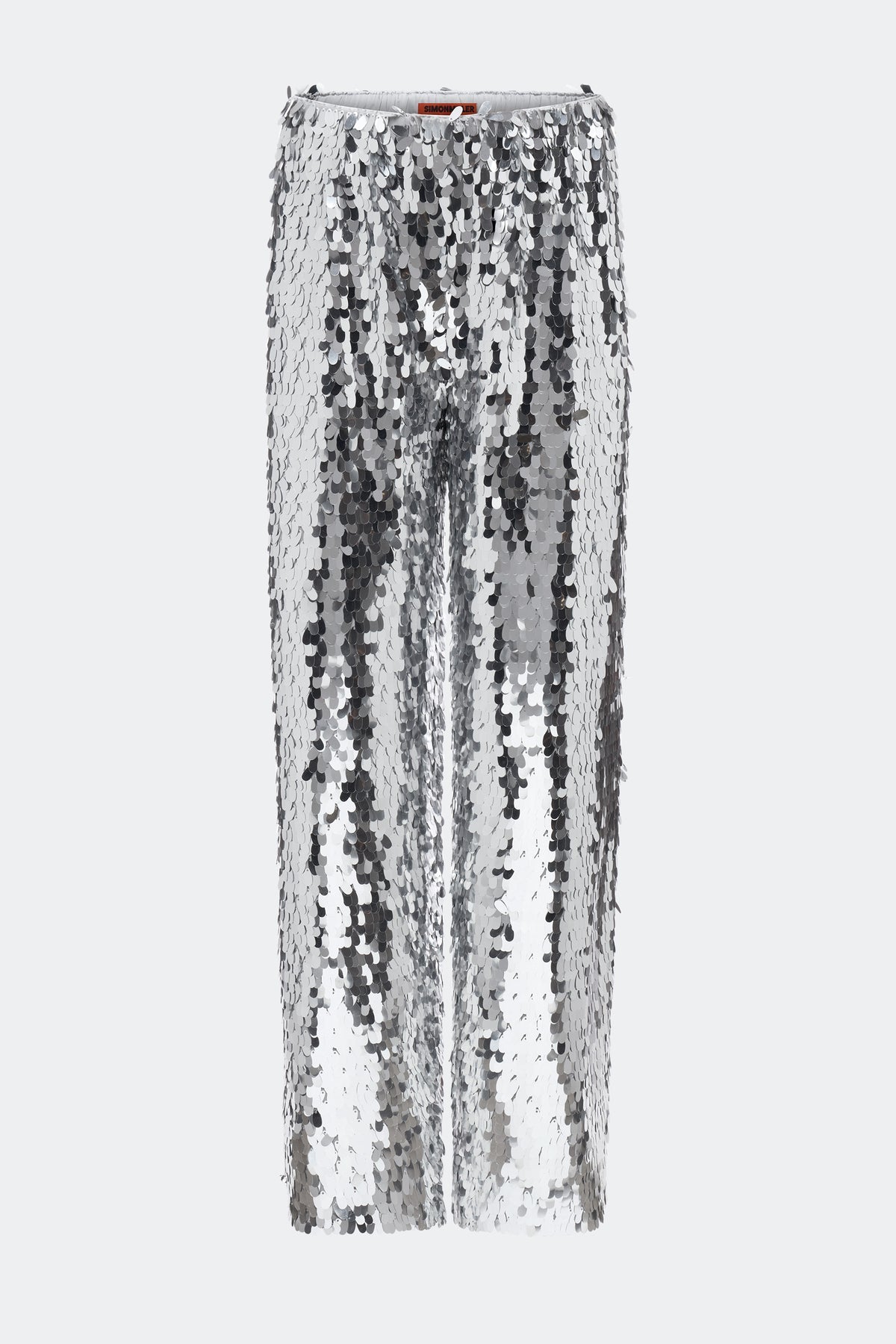 Nella Sequin Wide Leg Pant | Simon Miller SATELLITE SILVER