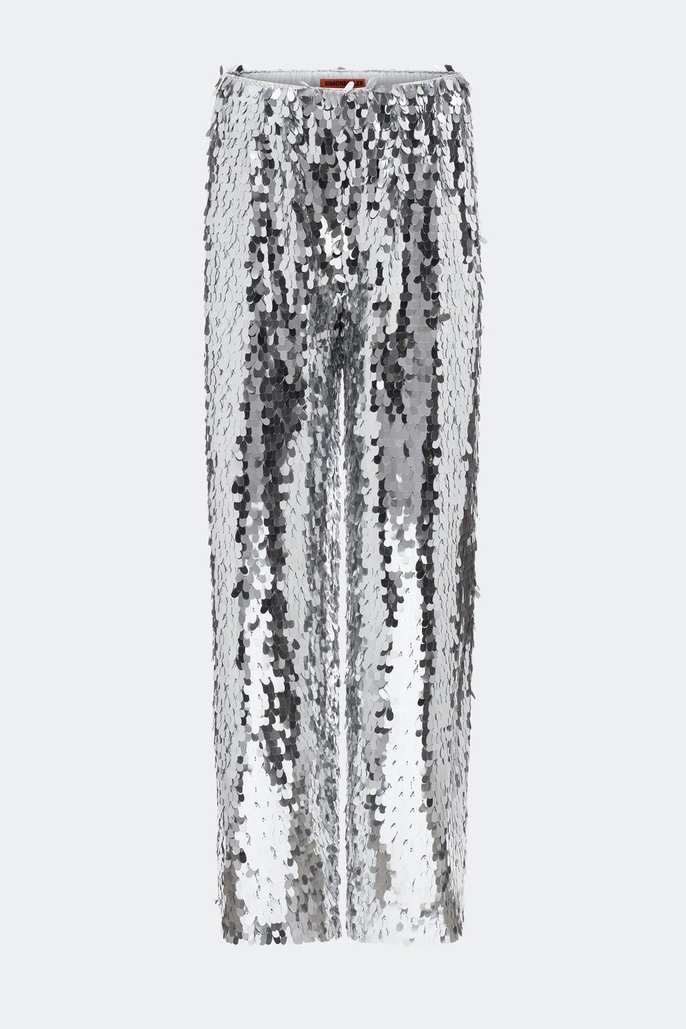 Nella Sequin Wide Leg Pant | Simon Miller SATELLITE SILVER
