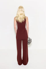 Knits By Canoga Top | Simon Miller CHOCO BROWN