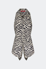Loch Sleeveless Poplin Button Up | Simon Miller ZEBRA PRINT