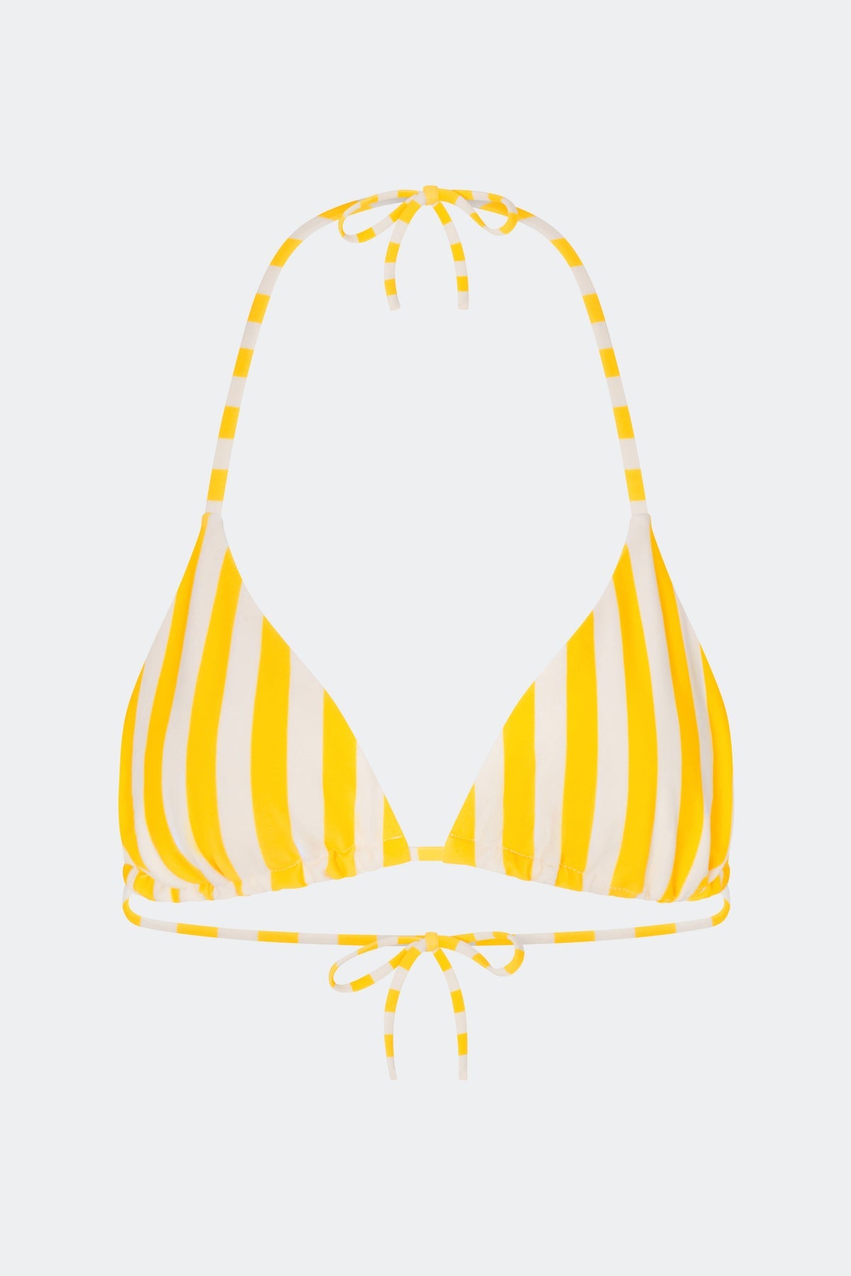 Bwai Bikini Top | Simon Miller Sungold/Ecru Stripe