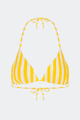 Bwai Bikini Top | Simon Miller Sungold/Ecru Stripe