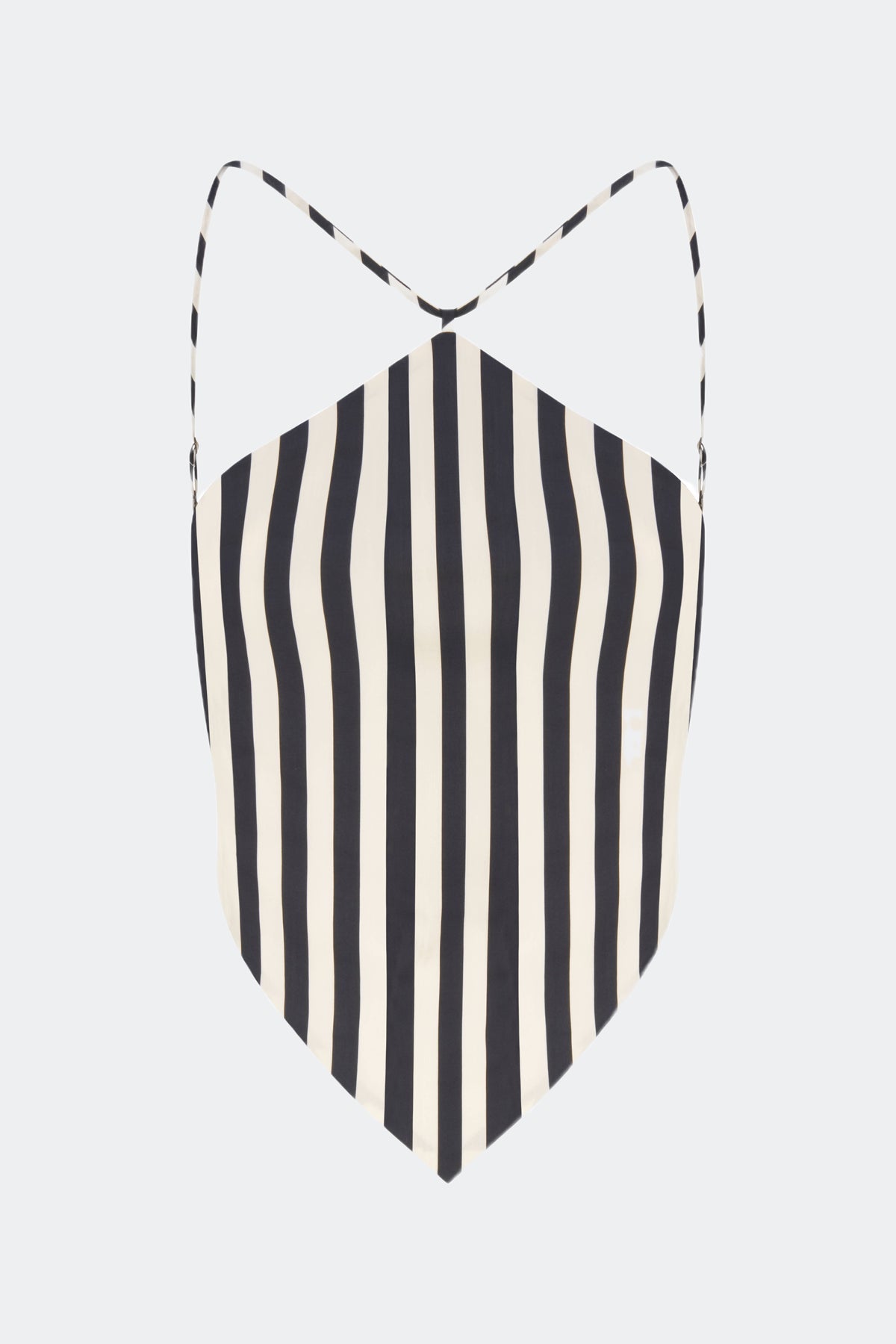 Kit Poplin Tie Top | Simon Miller BLACK/WHITE STRIPE