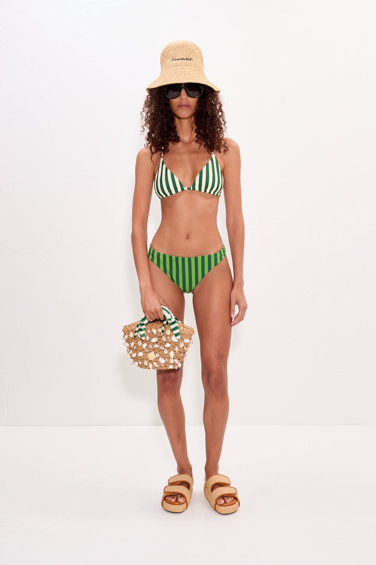 Bwai Bikini Top | Simon Miller Gummy Green/Ecru