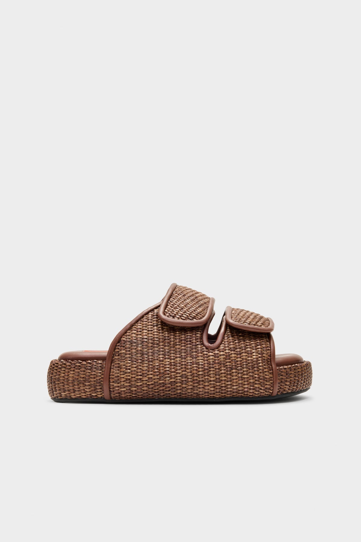 Raffia Cro Slide | Simon Miller CHOCOLATE