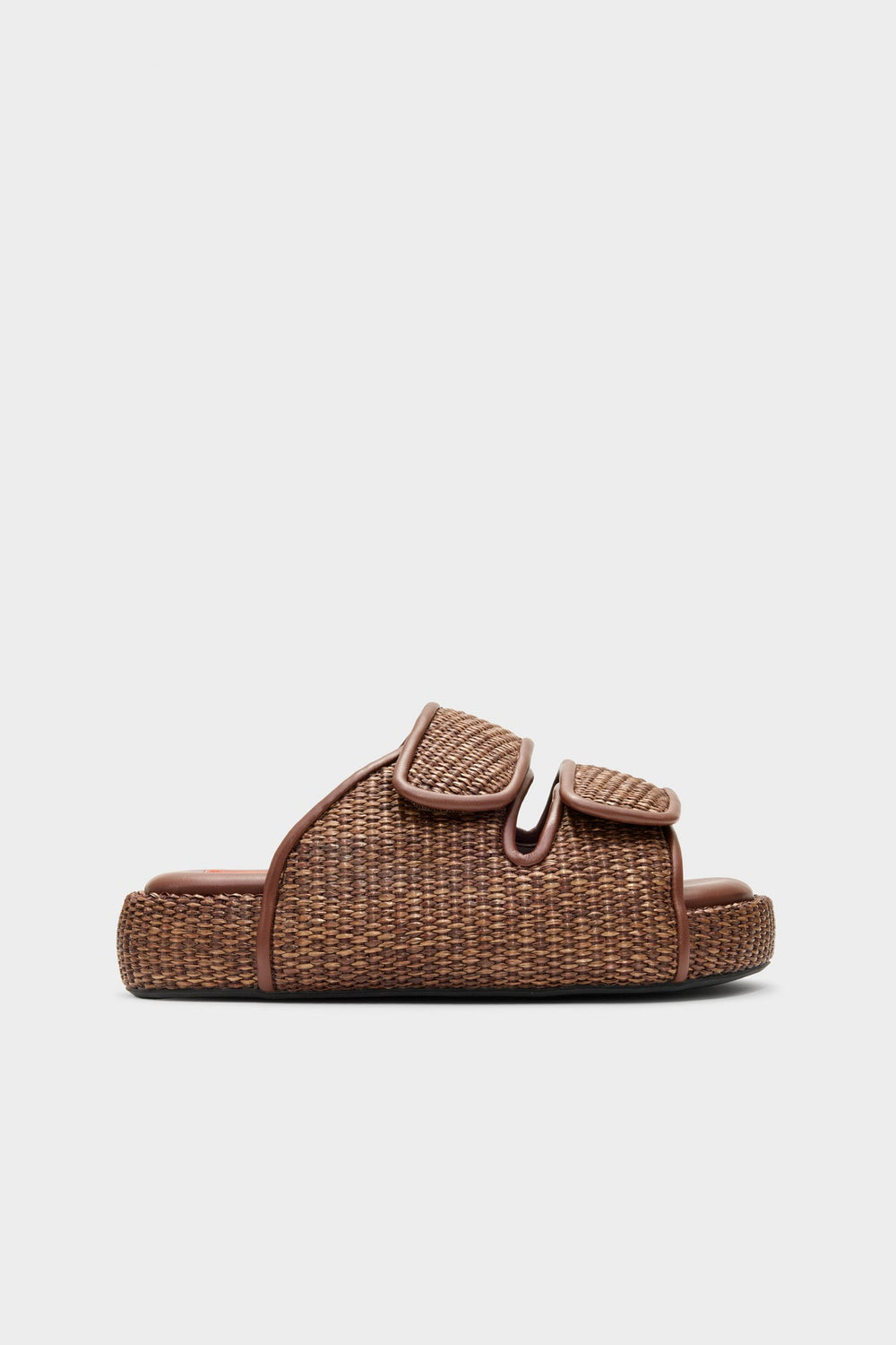 Raffia Cro Slide | Simon Miller CHOCOLATE
