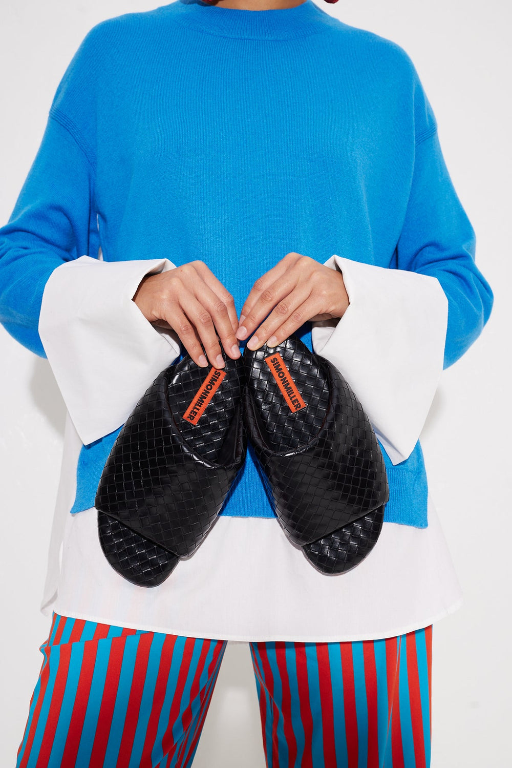 Woven Bubble Slide | Simon Miller BLACK