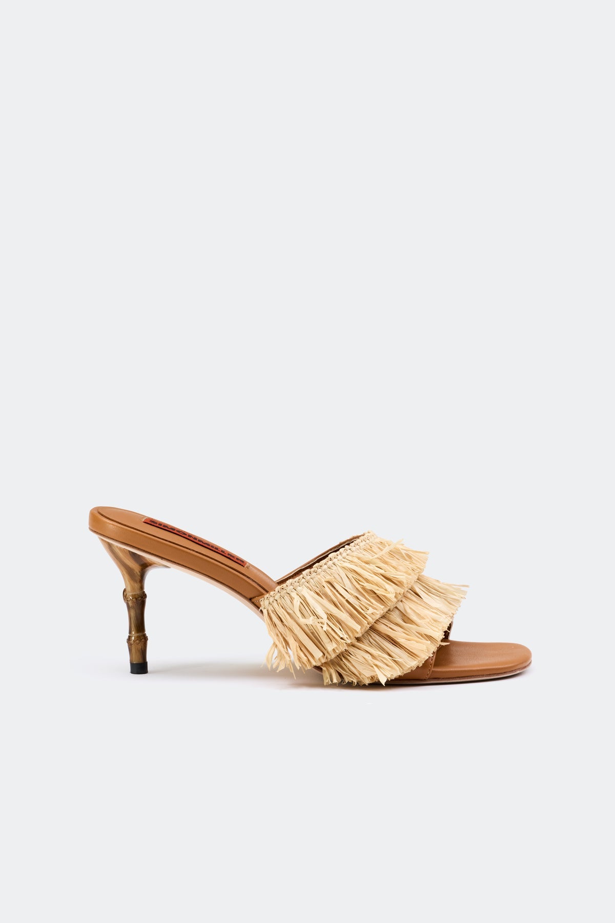 Fringe Playa Bamboo Heel | Simon Miller NATURAL
