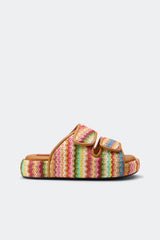Raffia Cro Slide | Simon Miller Tropical Twist