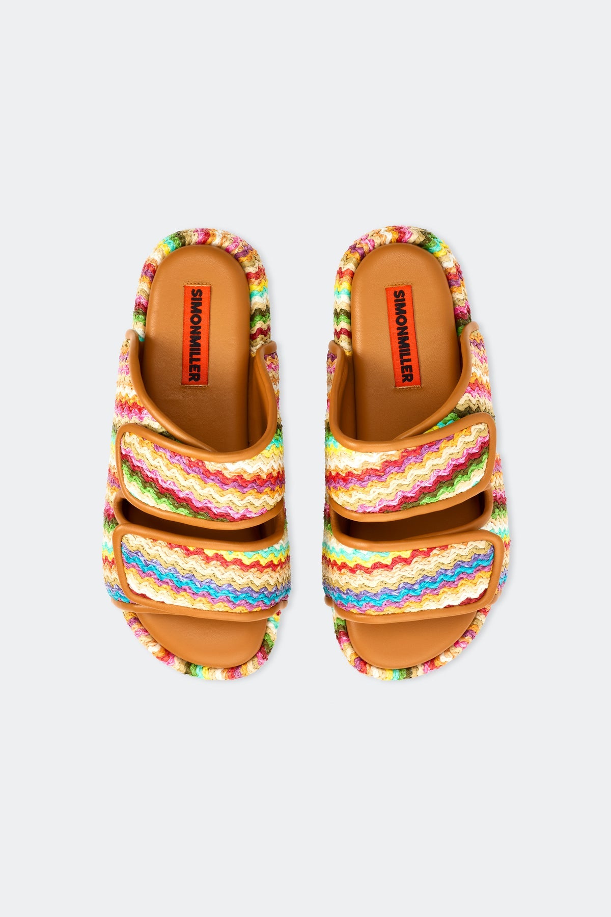 Raffia Cro Slide | Simon Miller Tropical Twist