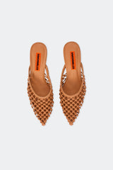 Knotted Gala Mule | Simon Miller Chestnut