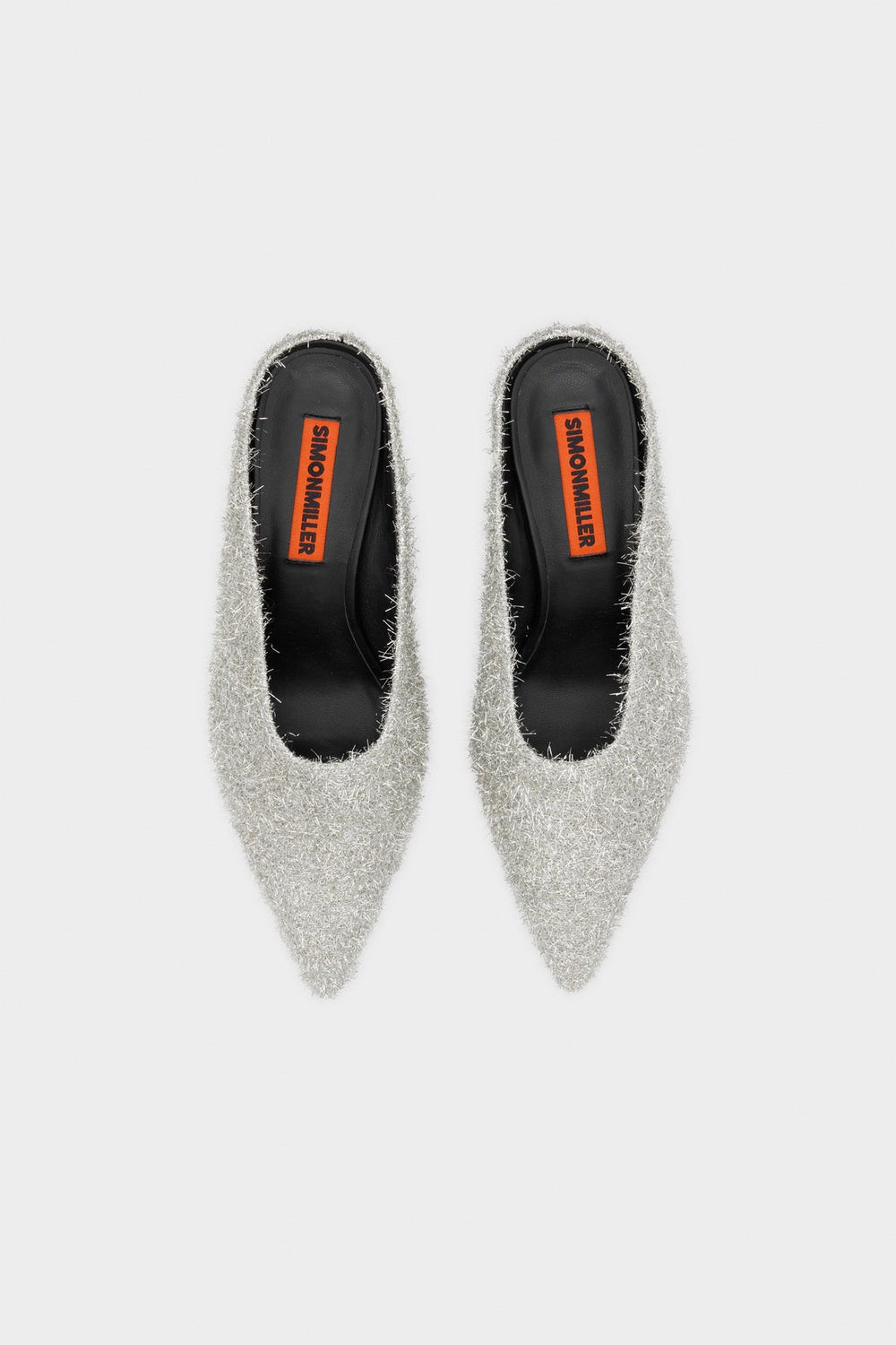 Tinsel Pointed Gala Mule | Simon Miller SILVER