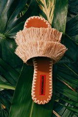 Fringe Raffia Salerno Sandal | Simon Miller NATURAL