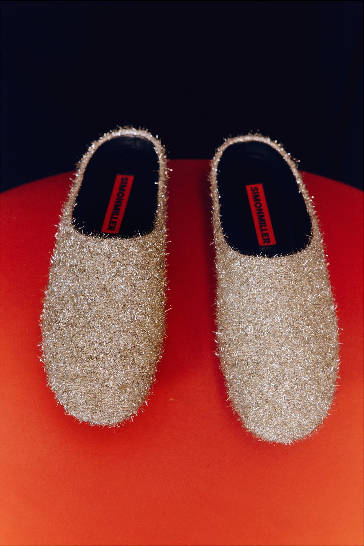 Tinsel Riad Slipper | Simon Miller SILVER
