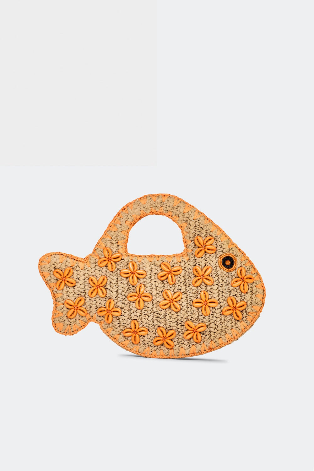 Puka Fish Bag | Simon Miller Natural/Light Orange