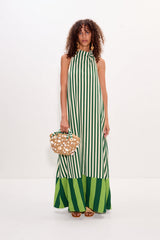 Shelly Bag | Simon Miller Natural/Green Stripe