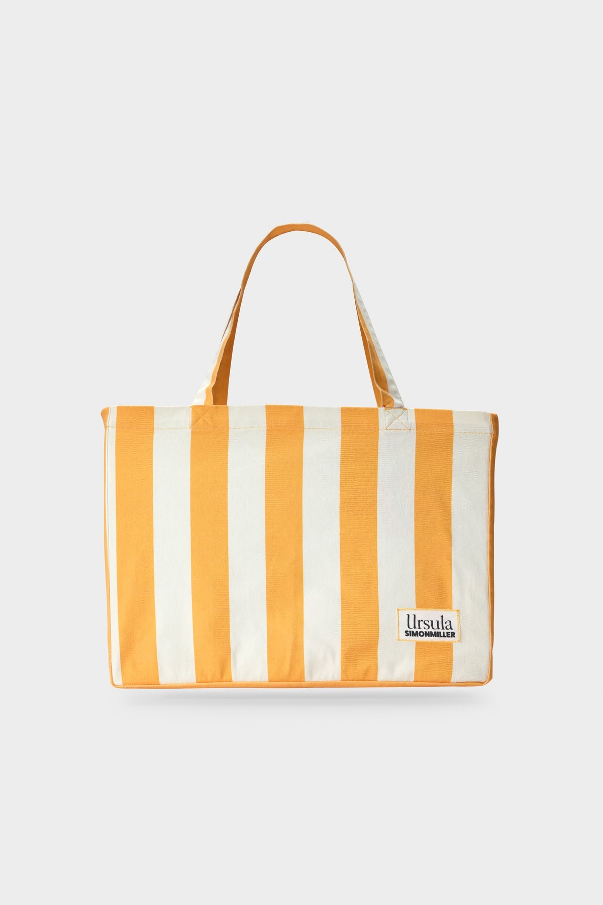 SM X URSULA MEGA TOTE | Simon Miller SUNGOLD/ECRU STRIPE