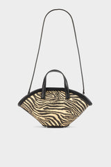 Mini Mercado Tote | Simon Miller BLACK/NATURAL ZEBRA