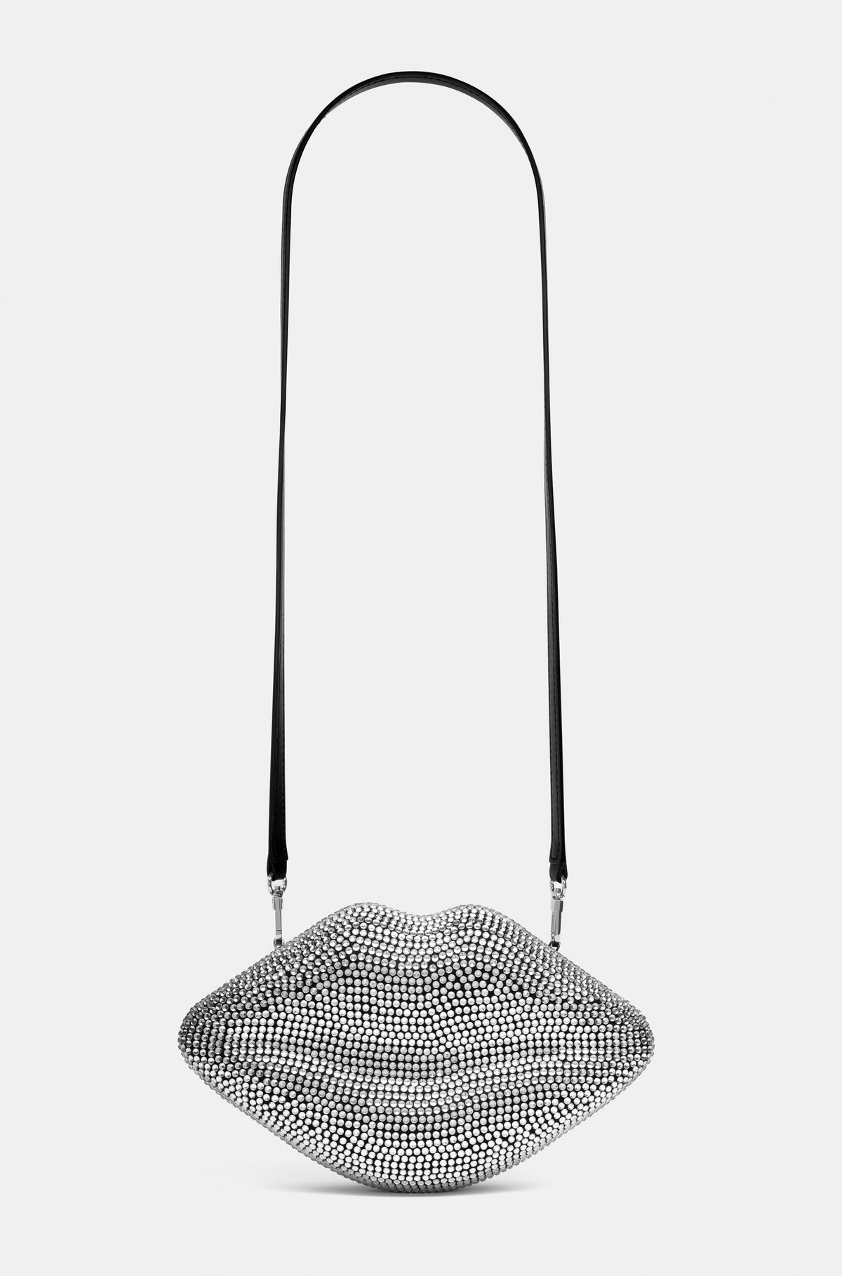 Crystal Lip Clutch | Simon Miller BLACK/CLEAR