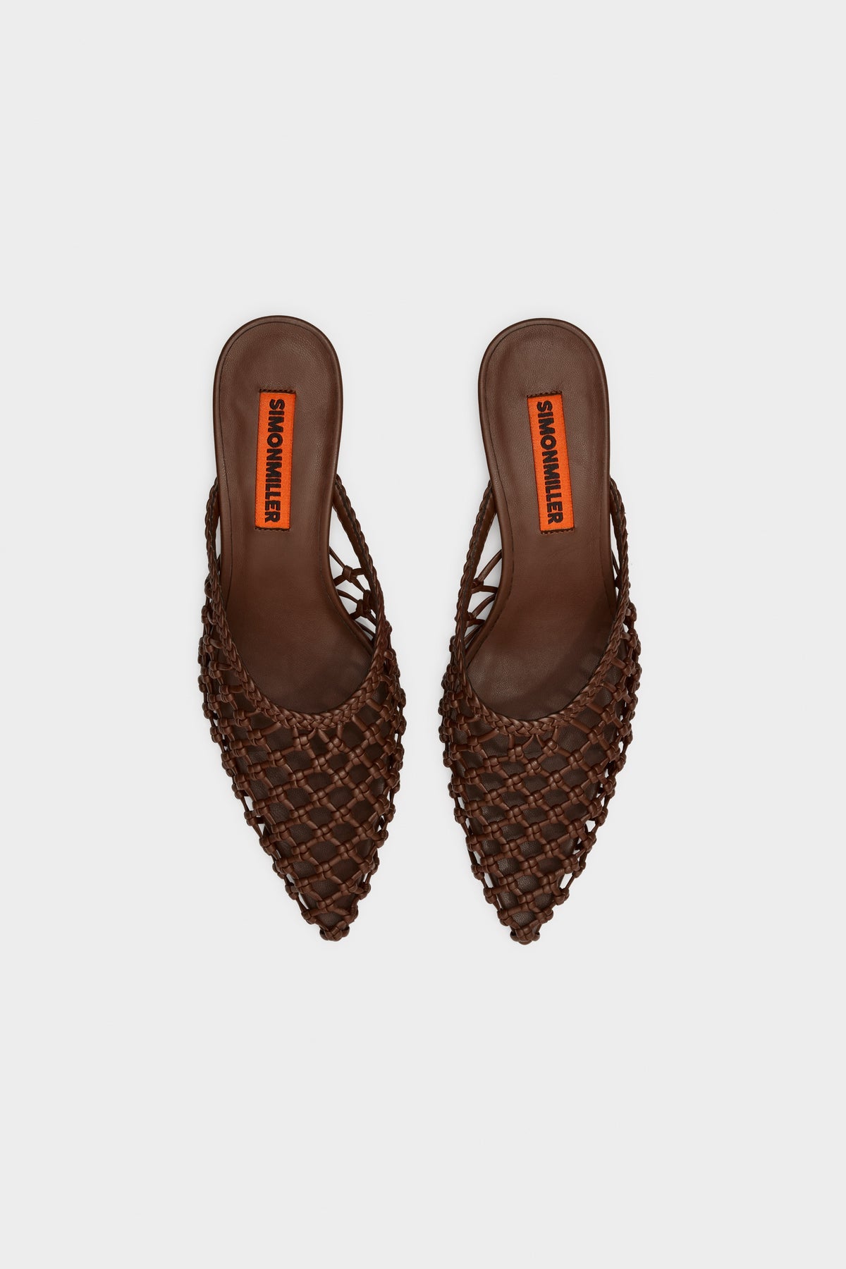 Knotted Gala Mule | Simon Miller CHOCOLATE