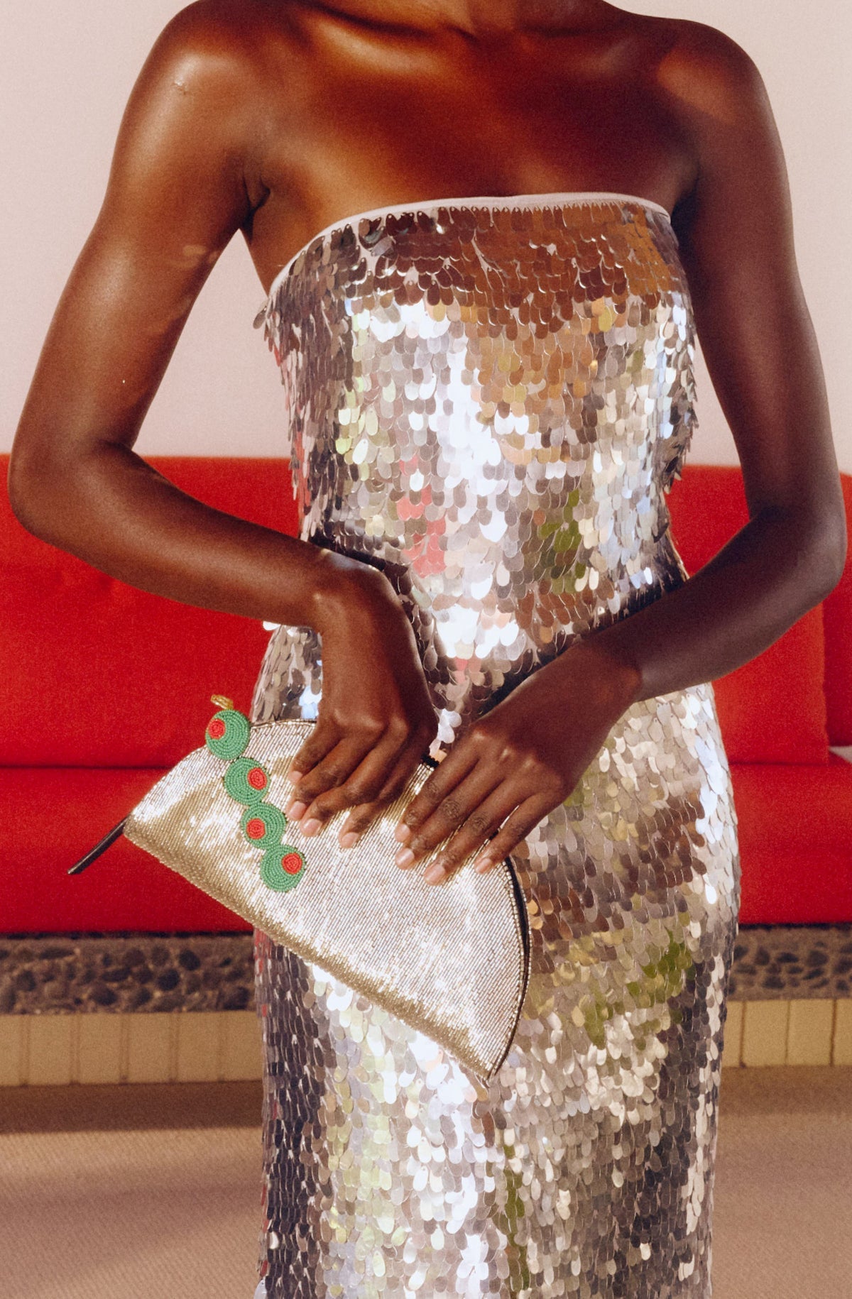 Beaded Lune Clutch | Simon Miller DIRTY MARTINI