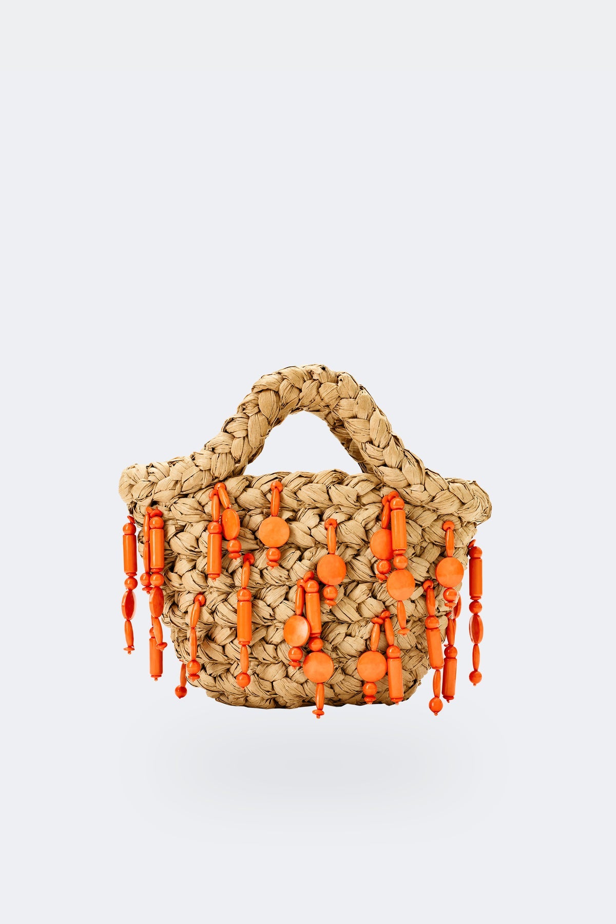 Beaded Shelly Bag | Simon Miller Natural/Orange