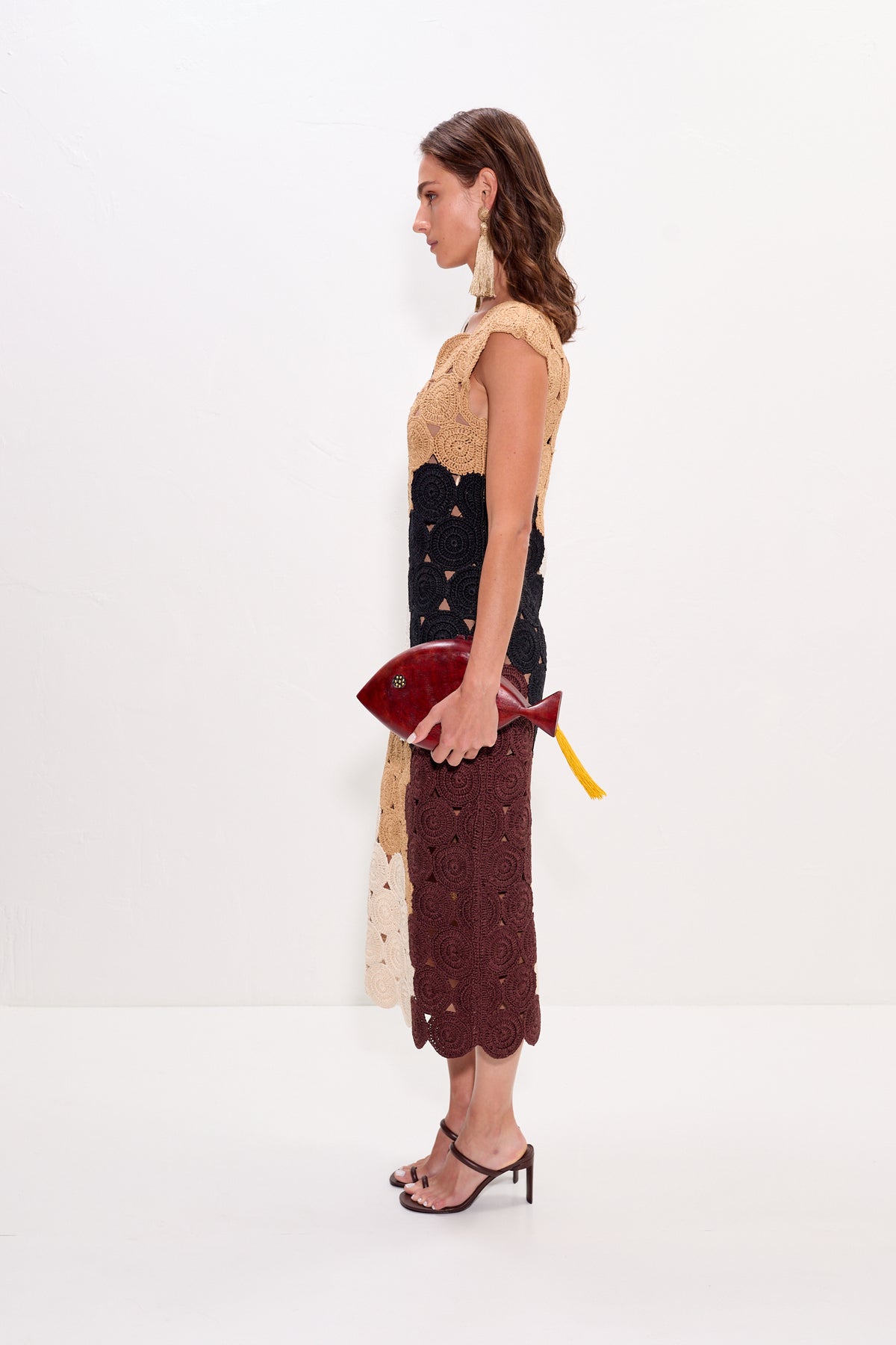 Muro Crochet Dress | Simon Miller Earth Tone Combo