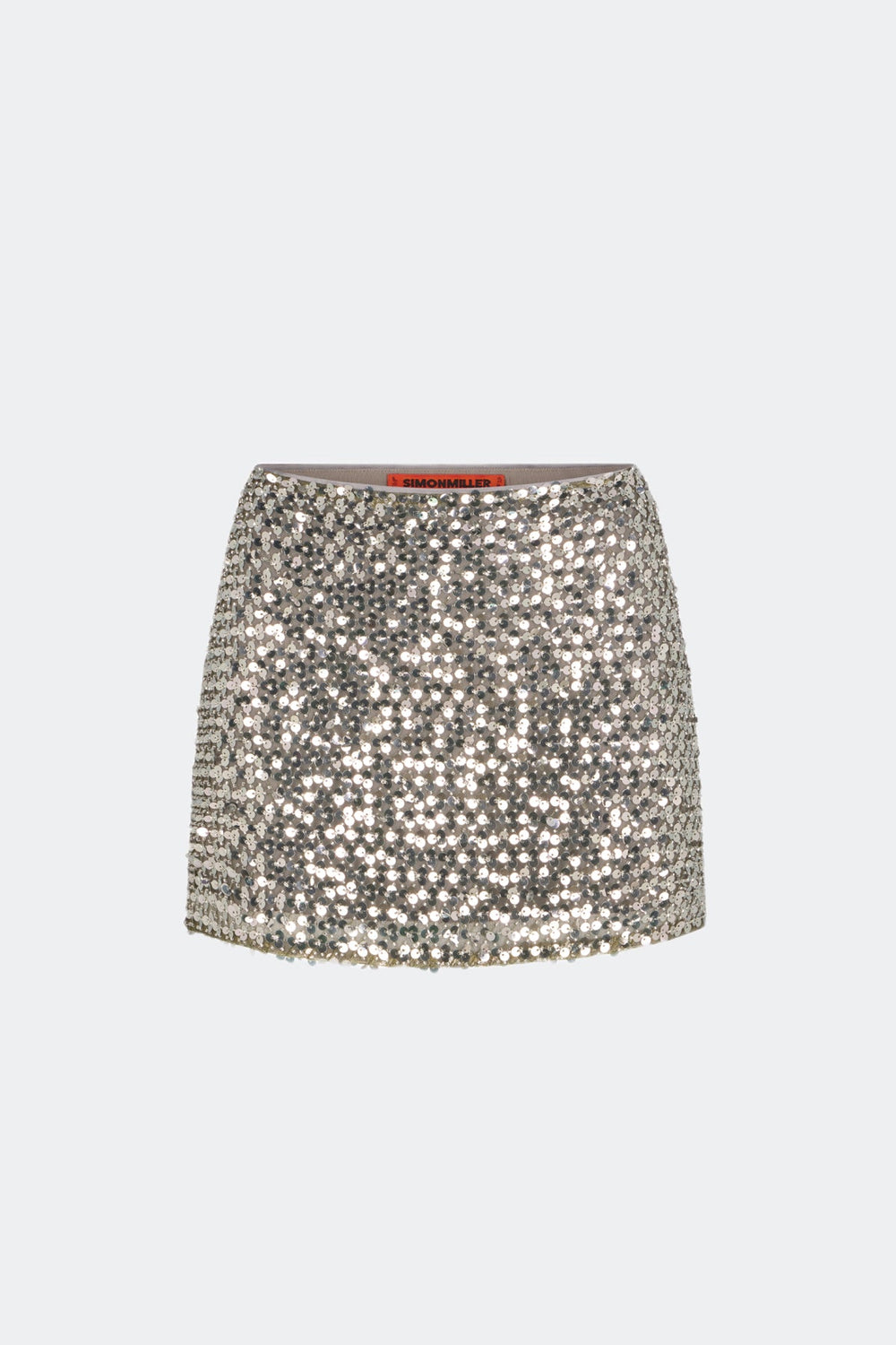 Sequin Dizzy Skirt | Simon Miller SATELLITE SILVER