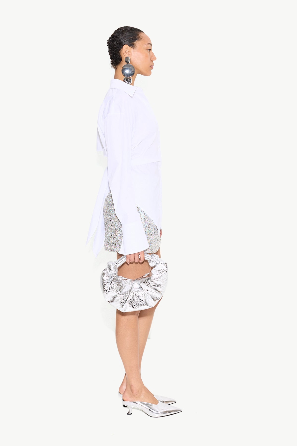 Loch Poplin Button Up | Simon Miller MACADAMIA